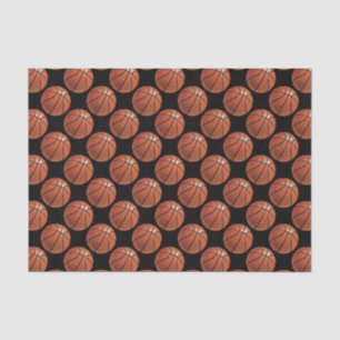 Papel De Seda Patrón de baloncesto pintado