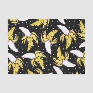 Papel De Seda Patrón de banana