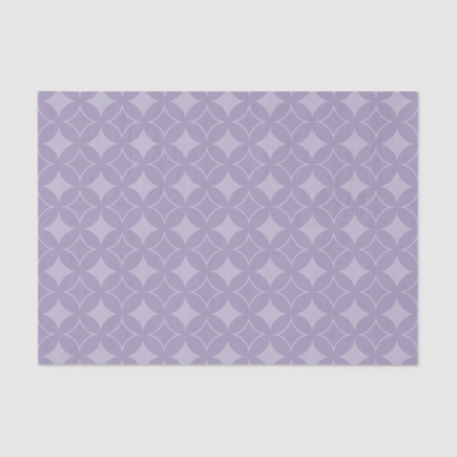 Papel De Seda Patrón de barco Lavender (Anverso)
