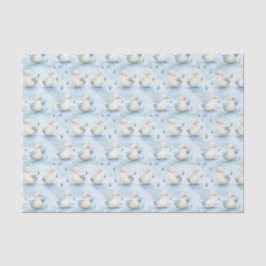 Papel De Seda Patrón de bebé niño de estanque de patos adorable,