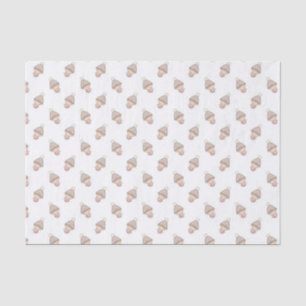 Papel De Seda Patrón de Bebés Rosados Lindos