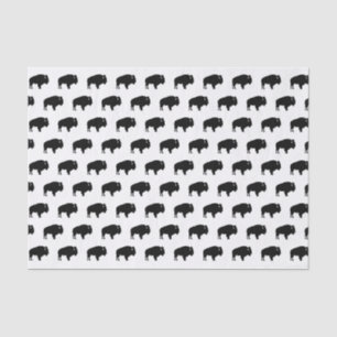Papel De Seda patrón de bisonte