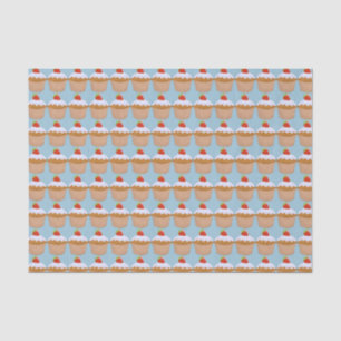 Papel De Seda Patrón de bollo de fresa lindo