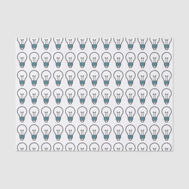 Papel De Seda Patrón de bombillas (Anverso)