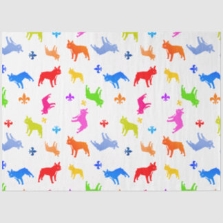 Papel De Seda patrón de Bulldog Francés
