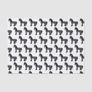 Papel De Seda Patrón de caballo Shire Clydesdale Vanner gitano n