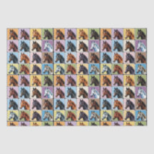 Patrón de caballos Craft creativo Envolver ecuestr