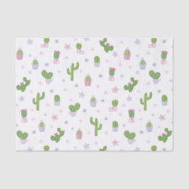 Papel De Seda Patrón de cactus