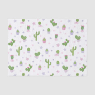 Papel De Seda Patrón de cactus