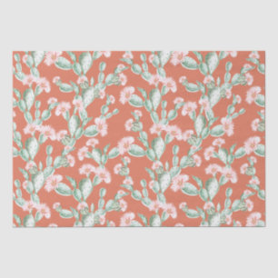 Papel De Seda Patrón de Cactus salvaje