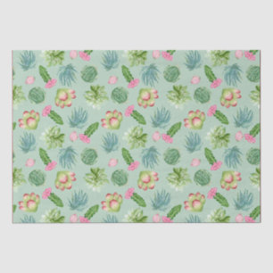 Papel De Seda Patrón de Cactus salvaje