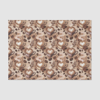 Papel De Seda Patrón de café