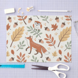 Papel De Seda Patrón de caída escandinavo elegante
