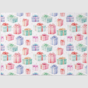 Papel De Seda Patrón de cajas de regalo para navidades. Patrón d