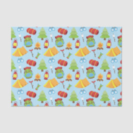 Papel De Seda Patrón de campamento de verano