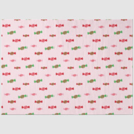 Papel De Seda Patrón de caramelos de navidades