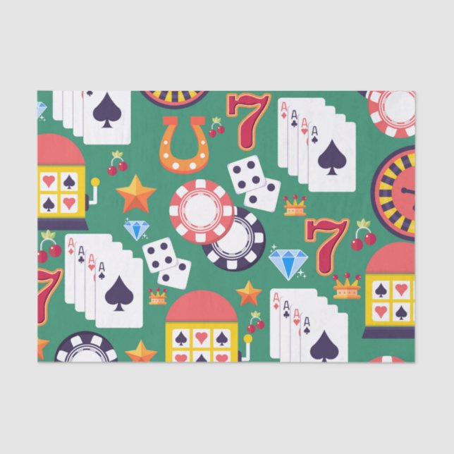 Papel De Seda Patrón de Casino (Anverso)