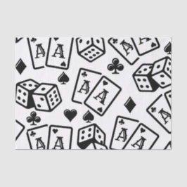 Papel De Seda Patrón de Casino