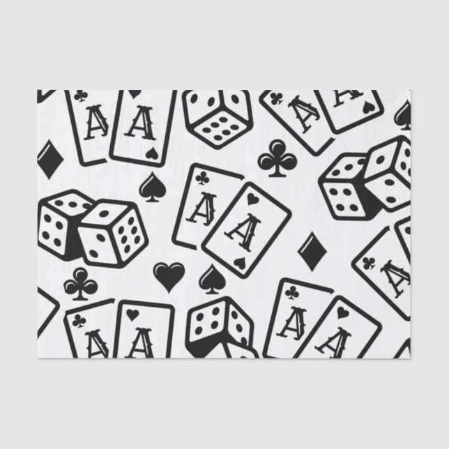 Papel De Seda Patrón de Casino (Anverso)