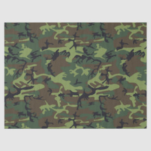 PAPEL DE SEDA PATRÓN DE CAZA CAMUFLAJE