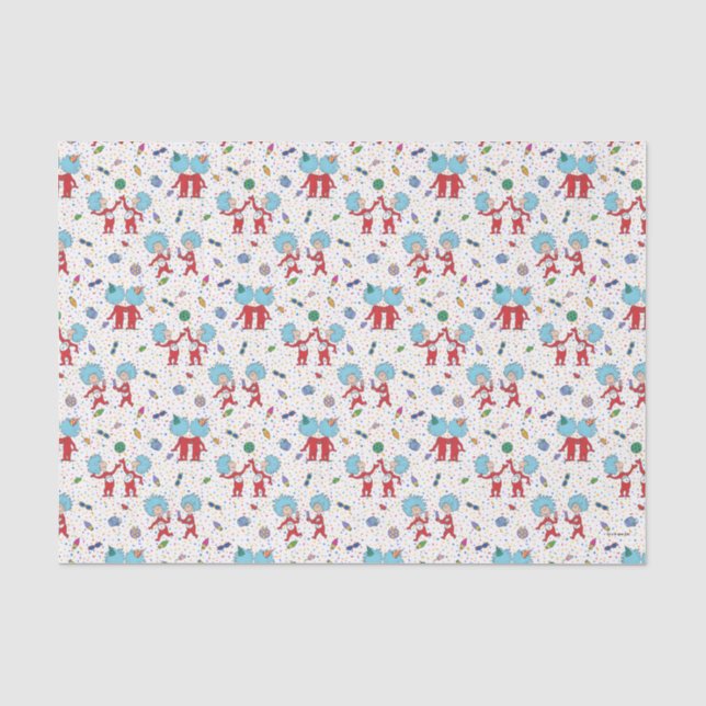 Papel De Seda Patrón de Celebración de Cosa Uno Cosa Dos (Anverso)