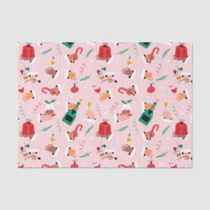 Papel De Seda Patrón de celebración festiva de las manos