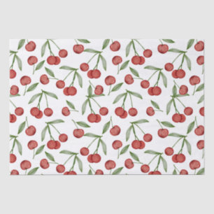 Papel De Seda Patrón de cereza