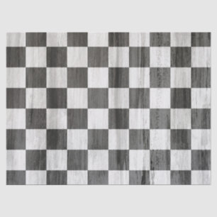 Papel De Seda Patrón de cheques de madera