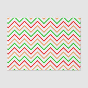 Papel De Seda Patrón de Chevron de Luz de Moda