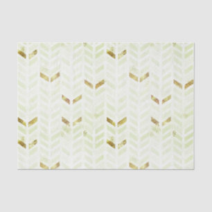 Papel De Seda Patrón de Chevron pintado con crema elegante y mod