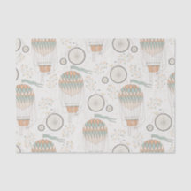 Patrón de ciclomotor vintage y globo de aire calie