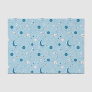 Papel De Seda Patrón de cielo azul y espacio