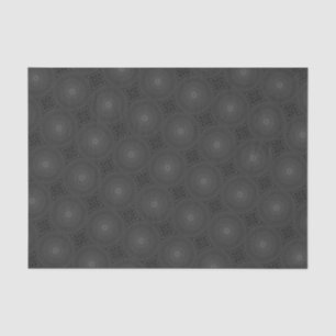 Papel De Seda Patrón de círculos de carbón vegetal