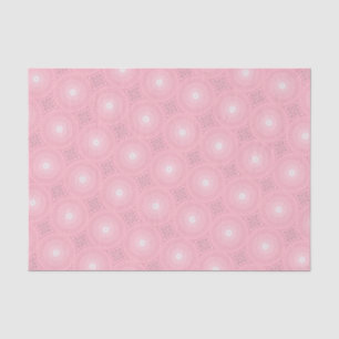 Papel De Seda Patrón de círculos rosados
