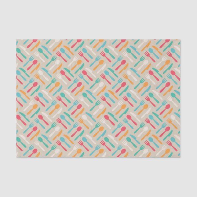 Papel De Seda Patrón de cocina 3 (Anverso)