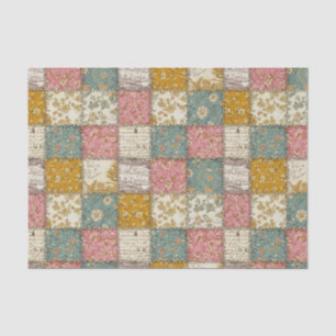 Papel De Seda Patrón de Colcha de Rosa Shabby Chic