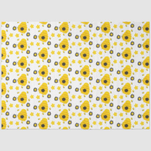 Papel De Seda Patrón de colmena de abeja bumble