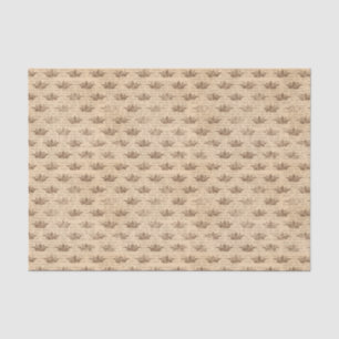 Papel De Seda Patrón de combinación de Crown y Newsprint