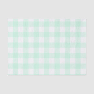 Papel De Seda Patrón de comprobación de búfalo verde de fábrica