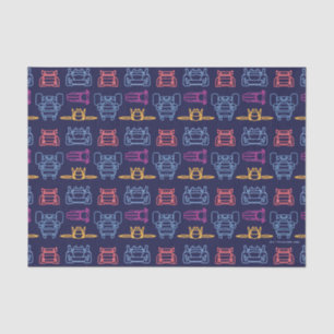 Papel De Seda Patrón de contorno de neón Batllantas™