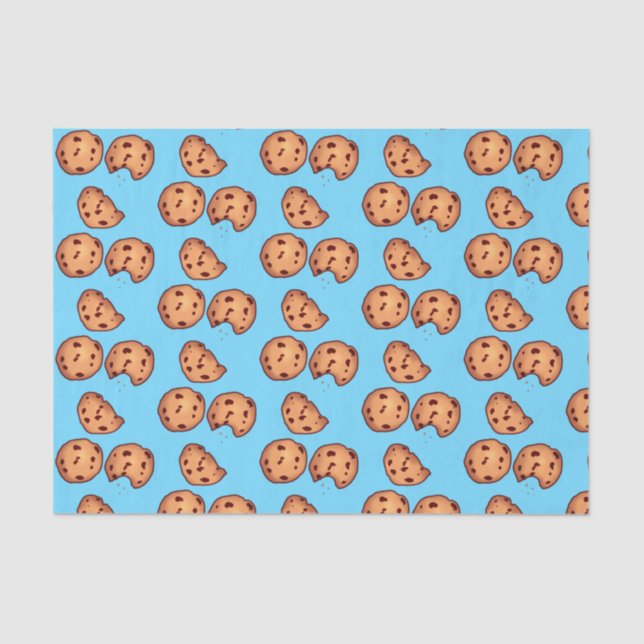Papel De Seda Patrón de cookies de chocolate (Anverso)