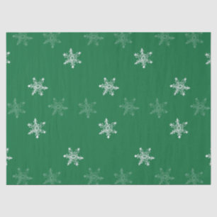 Papel De Seda Patrón de copo de nieve de Chalk