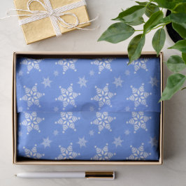 Papel De Seda Patrón de copos de nieve, copos de nieve blancos,