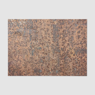 Papel De Seda Patrón de corrosión de metal oxidado marrón 2