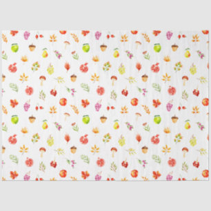 Papel De Seda Patrón de cosecha de otoño