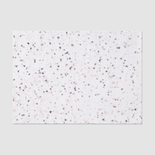 Papel De Seda Patrón de cosecha rosa rosa negro retro Terrazo