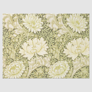 Papel De Seda Patrón de Crisantemo vintage de William Morris