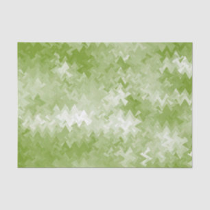 Papel De Seda Patrón de cristal verde limón