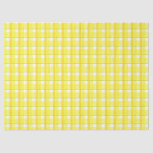 Papel De Seda Patrón de cuadros amarillos y naranjas