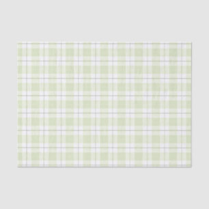 Papel De Seda Patrón de Cuadros de Jade Pálido